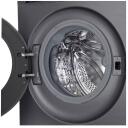 LG Skalbimo ma&scaron;ina F2X50S9TBB, 9 kg, 1200 RPM, A klasė, priekinė įkrova, Wi-Fi, matinė juoda, LED ekranas, garų funkcija