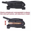 Beper Grill P101TOS003, 800W, 225x145mm, roostevaba teras, must, libisemiskindlad jalad, lihtne puhastada