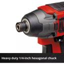 Einhell Juhtmeta l&ouml;&ouml;ktrell TP-CI 18/220 Li BL - Solo 4510085, 220 Nm, 0-2800 RPM, harjadeta mootor, LED tuli