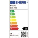 Denver Prožektors SHL-440 118141000030, 5W, 300lm, 2700K-6500K, 100&deg;, līdz 20000h, lietotne - Denver Smart Home