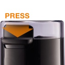 Kavamalė, kurios galia 150 W, su 45 g pupelių talpa ir dangčio saugos jungikliu SMK150SB Juodas Gorenje