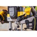 DeWALT marsruuter DCW620NT-XJ, 18V, 11000-23000rpm, harjadeta mootor, 70mm sukeldus s&uuml;gavus, 12mm kollet, juhtmeta, RoHS