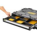 Dewalt Ladustamine DWST08520-1 42.8 l, 2 sahtlit, 25 kg maksimaalne koormus, eemaldatavad jagajad, metallist lukud