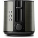 Philips Tosteris HD2651/80, 1050 W, 230 V, 50-60 Hz, 2 riekelės, Titano spalva, Metalinis korpusas, 8 rudos spalvos lygiai