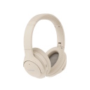Wireless headphones with ANC noise cancellation OnRiff 10 ANC Beige CNS-CBTHS10BG CANYON