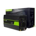 Green Cell Keitiklis INV03DE, 500W, 12V, 1000W, 230V, Apsauga: pervir&scaron;is, perkaitimas