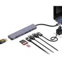 Sbox USB centrmezgls H-999, 7, USB 2.0, USB 3.0, 4K HDMI, 100 W, Power Delivery, 7 porti