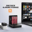Axagon dokk ADSA-M2C44, 4x M.2 NVMe SSD, ketta kloonimine ilma arvutita