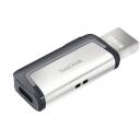 Sandisk Ultra Dual Drive USB Type-C SDDDC2-128G-G46, 128 ГБ, 150 МБ/с, USB Type-A, USB Type-C, OTG, совместим с Windows и Mac