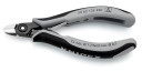 Precīzās ESD sānu knaibles, KNIPEX, 79 02 125 ESD, 125 mm, 61 g, ergonomiskas, precīzi griešanas asmeņi