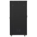 Lanberg Vaba seisev kapp FF01-8242-12B, 800mm, 1200mm, 42U, 800kg, Klaasuks, IP20, 4 ventilaatorit