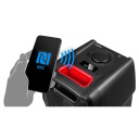 Super šventinė Party Box vakarėliams 100W TWS Bluetooth FM USB microSD LED ekranas akumuliatorinis maitinimas juoda SV-021689 Sven