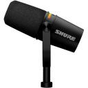 Shure MV7+-K, lekciju/vokālo mikrofonu, 1xXLR, USB-C, 50-16000Hz, 1.78mV/Pa, 573.5g, metāla korpuss