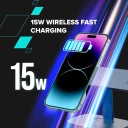 Беспроводная зарядная станция 3 in 1 мощностью 15 Вт Hexagon 310 Светло Серый Оранжевый CNS-WCS310LGOR CANYON