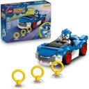 Lego Konstruktors 77117, 126 gab., Sonic minifigūra, Haosa smaragds, 3 Zelta gredzeni