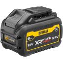 Dewalt Baterija DCB547G-XJ 54V 9Ah, 54V/18V, 6 kartus ilgesnis veikimo laikas, apsauga nuo perkaitimo, 3-LED įkrovimo indikatorius