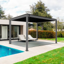 Varikatus MIRADOR-111 3x4m, must-pruun puidust v&auml;limus 19485 HOME4YOU