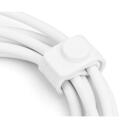 Digitus Silikona savienojuma kabelis AK-300341-010-W, 1m, 60W, 480 Mbps, 24 pin USB-C, balts