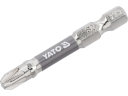 SCREWDRIVER BITS 1/4 50MM PZ3 2 PCS Ni YT-78025 YATO