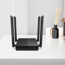 TP-Link Archer A64 belaidis mar&scaron;rutizatorius Wi-Fi 5 Dual-Band iki 1200 Mbps 4&times; Gigabit LAN 1&times; Gigabit WAN 4&times; antenos Juoda