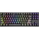 Genesis THOR 404 TKL klaviatūra NKG-2071, USB, Kailh Box Brown V2, melna, RGB, mehāniskā, Hot-Swap, stabilizatori