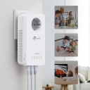 AV1300 Gigabit perėjimo Powerline ac Wi-Fi rinkinys, TP-Link, TL-WPA8631P KIT, 1300 Mbit/s, 3 Ethernet LAN (RJ-45) prievadai, 802.11ac, Papildoma ki&scaron;tukinė lizdas