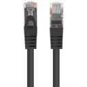 Lanberg kabelis PCF6-20CC-0050-BK, 0.5m, F/UTP, 26AWG, līdz 250MHz, līdz 10Gbps, melns RAL9004