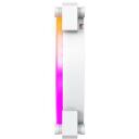 Montech Datora korpuss ventilators RX140PWMWHITE, 140mm, 4-pin, 5V, 1760RPM, 27.9dB, RGB apgaismojums, 0.5m kabelis