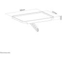 Neomounts TV tarvikud AWL28-210BL1 universaalne multimeedia riiul, laius 180 mm, kaal 110 g, must, plastmass