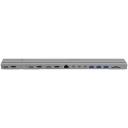 Hyper | HyperDrive Triple-4K dokstacija HD156-GL, 3xHDMI, 3xDP, 2xUSB-C, 100W, Gigabit Ethernet, sudraba