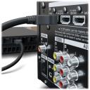 Goobay HDMI kabelis 41082, 1m, 8K atbalsts, melns, apaļ&scaron;, HDMI - vīrie&scaron;u savienotājs