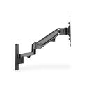 Digitus monitori seinakinnitus DA-90428, 1xLCD, 43'', 23kg, kallutus -5&deg;/+15&deg;, p&ouml;&ouml;ramine -90&deg;/+90&deg;, VESA 75x75/100x100
