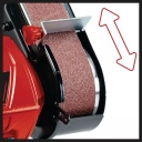 Stacionārais lentes slīpētājs TC-US 350, EINHELL, 4466154, 350 W jauda, regulējami darba atbalsti, iekļauts slīpē&scaron;anas disks un lentes.