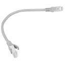 Lanberg patch kabelis CAT.5E UTP PCU5-10CC-0025-S, 0.25m, pelēks, RJ-45, bez aizķer&scaron;anās, garuma norāde