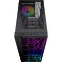 Gembird Fornax 2500 ARGB Datora korpuss CCC-FC-2500, 350mm, 200mm, 420mm, 4.4kg, SPCC, Tempered glass, 2x2.5" bays