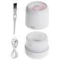 Эффективный и компактный ультразвуковой аромадиффузор 3в1 с световым эффектом для помещений до 25 м&sup2; Белый AD7968 Adler