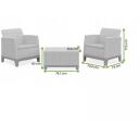 Keter Aia m&ouml;&ouml;bli komplekt Scandi Forma Balcony Set 29214711ECO, 19.90kg, 120.00cm x 80.00cm x 42.00cm, looduslik v&auml;limus
