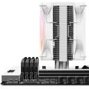 Nzxt CPU jahuti RC-TR120-W1, 120mm, 500-1800 RPM, 27.5 dB, 50.18 cfm, alumiiniumist soojusputkede kate, RGB valgustus