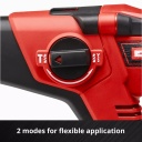 Bezvadu rotējo&scaron;ais āmurs TE-HD 18/12 Li - Solo, EINHELL 4513970, 2+1 funkcijas, 18V, SDS-Plus čaks