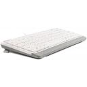 A4Tech Klaviatuur FStyler FK11 A4TKLA47119, 1.5m, USB, membraan, valge, 12 multimeedia nuppu