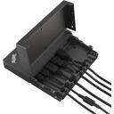 Lenovo dokk 40BN0135EU, 135W, Gigabit Ethernet, USB-C, must