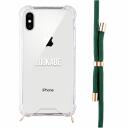 Lookabe Kaklarota iPhone X/Xs LOO013, 5.8'', Zaļ&scaron;, ūdensizturīgs, netīrumus atgrūdo&scaron;s, regulējams 1.5m
