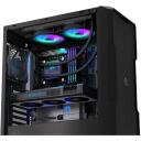 Endorfy CPU Охладитель Navis F240 ARGB EY3B004, 240мм, 2 вентилятора, 1600-2600 RPM, алюминий, RGB контроллер