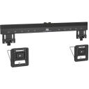 Maclean MC-481 ultra &otilde;huke seinakinnitus teleritele, 37-80", 75kg, VESA 600x400, must, kalde reguleerimine, teras