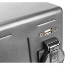 Digitus Lādē&scaron;anas ratiņi DN-45003, 16 plan&scaron;etdatoriem līdz 14'', 4 riteņi, 16 USB porti, melns