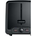 Bosch DesignLine R&ouml;ster TAT4P429, 970 W, 2, Roostevaba teras, Vask/Must, Automaatne v&auml;ljal&uuml;litus, K&otilde;rge t&otilde;stmine, Sulatamine