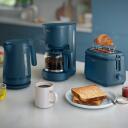 Philips Toaster HD2511/70, 830 W, 220-240 V, 50-60 Hz, 2 riekelės, Mėlyna, Plastikas, 0.85 m laidas, 8 rudos lygiai