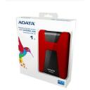Adata HDD AHD650-1TU31-CRD 1TB, 2.5", USB 3.2 Gen 1, punane, kolmekihiline l&ouml;&ouml;gikindel, LED-indikaator