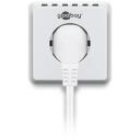 Goobay Automātiskais jaudas slēdzis 93256, AC 230 V, 3600 W, 16 A, 10 taimeru programmas, bērnu dro&scaron;a kontaktligzda