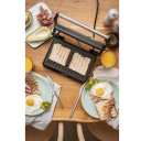 Galda elektriskais grils ar 1200W vienmērīgu sildīšanu un nerūsējošā tērauda konstrukciju Nerūsējošā Tērauda AD3052 Adler